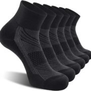 Wholesale Polyester Cotton Knitted Breathable Sports Casual Running Quarter Men Socks - Image 7