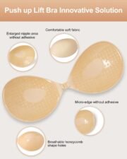 Quality Silicon Pad Bra Invisible Adhesive Bra With Breathable Hole for Everyday Use - Image 4