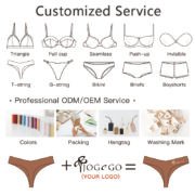 European and American Plus Size Seamless Adjustable Gathering Underwear V-neck Women's Style Without Steel Ring Bra - Image 2