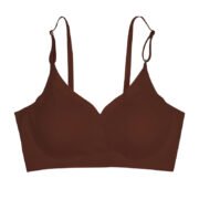 European and American Plus Size Seamless Adjustable Gathering Underwear V-neck Women's Style Without Steel Ring Bra - Image 15