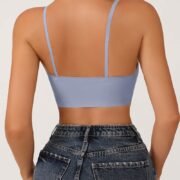 European and American Plus Size Seamless Adjustable Gathering Underwear V-neck Women's Style Without Steel Ring Bra - Image 5