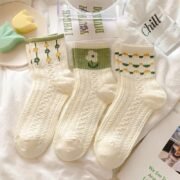 Soft  Wholesale comfort Premium White Summer Socks for Private Label Summer Breathable Soft Women Low Cut Ankle Socks - Image 11