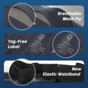 High Quality Mesh Breathable Quick Dry Plus Size Men's Boxer Brief Custom Logo Elastic Waistband Soft Seamless Underwear for Men - Image 4