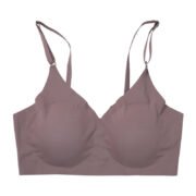 European and American Plus Size Seamless Adjustable Gathering Underwear V-neck Women's Style Without Steel Ring Bra - Image 14