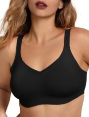 High Quality Mesh V-neck 3D Molded Cups Breath Bonded Bra Custom Push-up Wireless Seamless Lingerie Soft Intimates Women's Bra - Image 7