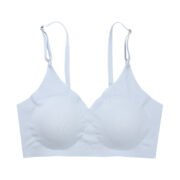 European and American Plus Size Seamless Adjustable Gathering Underwear V-neck Women's Style Without Steel Ring Bra - Image 13