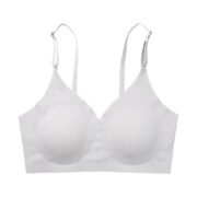 European and American Plus Size Seamless Adjustable Gathering Underwear V-neck Women's Style Without Steel Ring Bra - Image 11