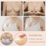 Factory Direct Sale Invisible Adhesive Push-Up Bra Sticky Strapless Bra with Clear Halter Neck Strap for Backless Dresses - Image 4