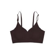 European and American Plus Size Seamless Adjustable Gathering Underwear V-neck Women's Style Without Steel Ring Bra - Image 7