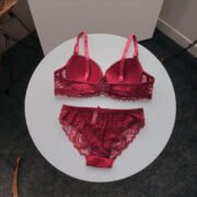 Factory Direct Sale New Women's Sexy Comfortable Underwear Set Adjustable Steel Ring Lace Bra Panties Set - Image 3